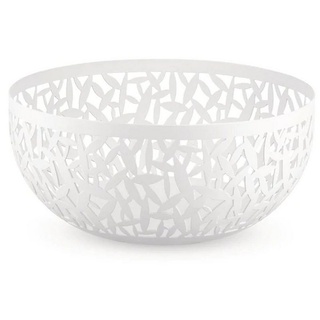 Alessi Obstschale Cactus 29 cm Weiß, epoxidharzlackierter Stahl weiß