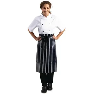 Whites Chefs Clothing Gastronoble Whites Küchenschürze blau weiß gestreift