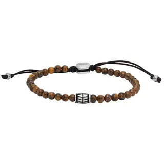 Fossil Herrenarmband Edelstahl braun JF04413040 Größe 25 cm