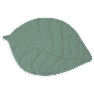 The Wild Hug Teppich "Leaf" in Grün - (B)80 x (H)55 cm