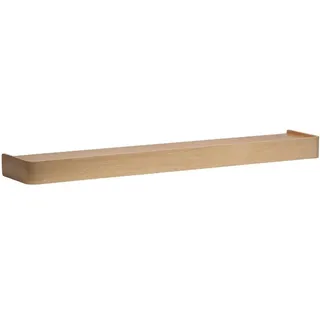 VCM Wandregal 120 x 21 x 8 cm Braun