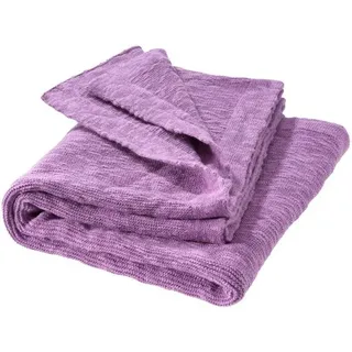 disana - Leinen Decke - Decke Gr 80x100 cm lila