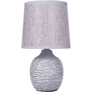 Brubaker Tischlampe Grau 2 St.