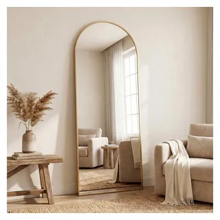 Songmics Standspiegel 40 x 150 cm Gold