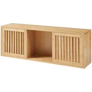 [en.casa] Wandregal 92,5 x 20 x 33 cm Beige