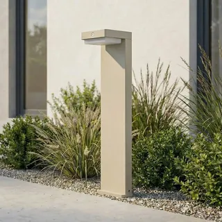 Außenleuchte Lindby, Eleazar, dimmbar, Beige, für Terrasse, Aluminium - 13 - 51.3