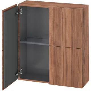 Duravit L-Cube Halbhochschrank 70 x 80 x 24,3 cm Nussbaum