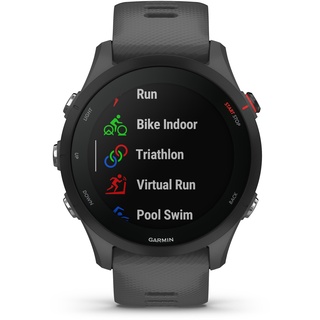 GPS-Uhr Smartwatch Garmin - Forerunner 255 schiefergrau, EINHEITSFARBE, EINHEITSGRÖSSE