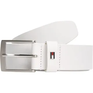 Tommy Hilfiger Gürtel Leder 3,5 cm breit weiß 115