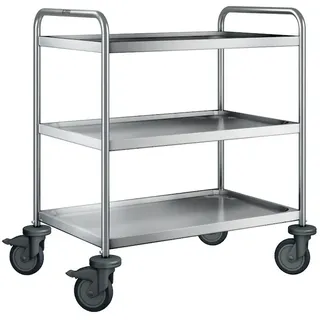 b.pro Servierwagen SW 8 x 5-3 silber 60,0 x 90,0 x 95,0 cm