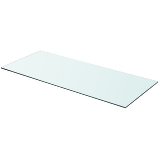 furnicato Wandregal Regalboden Glas Transparent 70 cm x 30 cm weiß