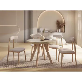 WFL GROUP Avero 90-190 x 77 cm Eiche Sonoma Hellbraun