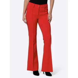 Heine Bauchweg-Hose normal rot 44