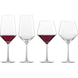 Zwiesel Bordeaux und Burgunder Gläser Pure, Weingläser, Transparent