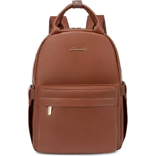 luxuskollektion Kleiner Leder Rucksack Braun