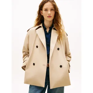 Tommy Hilfiger COTTON SHORT TRENCH Beige 46
