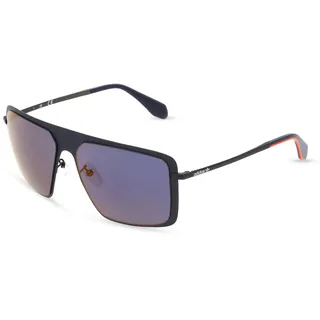adidas Originals OR0036 Herren-Sonnenbrille, Vollrand Quadratisch Metall-Gestell, blau