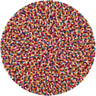 myfelt Lotte Filzkugelteppich rund (Ø 250cm) Ø 250cm