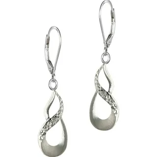 SilberDream Paar Ohrhänger SilberDream Ohrringe 925 Echt Silber (Ohrhänger), Damen Ohrhänger Unendlich abstrakt aus 925 Sterling Silber, Farbe: sil silberfarben