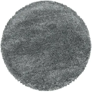 KADIMA DESIGN Teppich Hellgrau Ø 80 cm