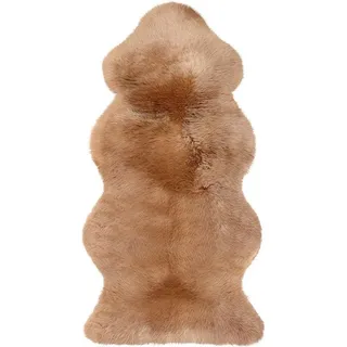 Heitmann-Felle Heitmann Felle Fellteppich Lammfell KE 152 - Premium Qualität, fellförmig, Höhe: 70 mm, echtes Austral. Lammfell, besonders weich, auch ideal als Bettvorleger beige