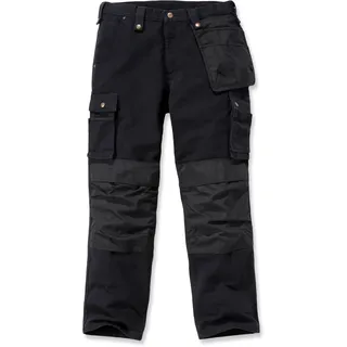CARHARTT Multi Pocket Washed Cargohose Schwarz 38 32