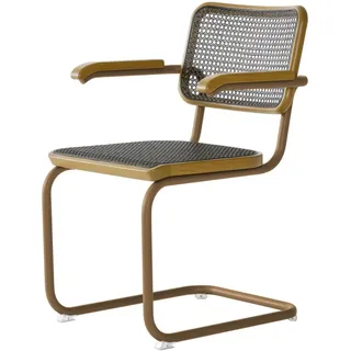 THONET S 64 V Freischwinger Edition Herkner Amber