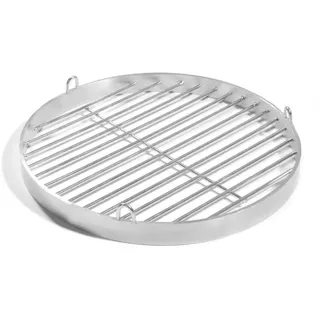 100cm Grillrost mit Halteösen Edelstahl V2A Schwenkgrill Rundgrill | Feuerschalen-Grill, Rostfreier Stahl, Grillrost inklusive, Für Outdoor-Nutzung