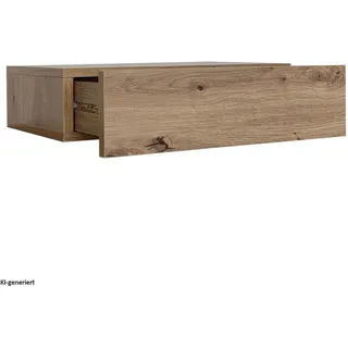 Hti-Living Wandregal 40 x 0 x 0 cm Artisaneiche/Blau