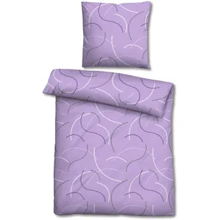 sleezzze Mikrofaser Bettwäsche Rosa 135 x 200 cm + 80 x 80 cm