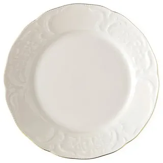 Hutschenreuther Frühstücksteller 21 cm Gold/Weiß 6er Set