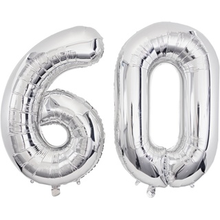 Zahlen-Luftballons (Alter: 60)