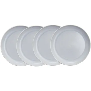 BUTLERS Frühstücksteller Ø22 cm grau 4er Set