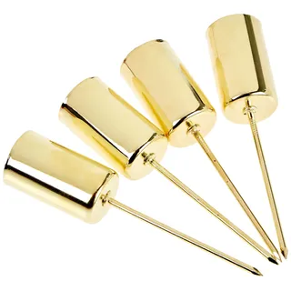 buttinette Stabkerzenhalter, Gold, Gesteck, Adventskranz, Dekoration, Weihnachten