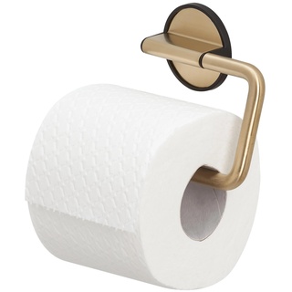 Tiger Tune Toilettenpapierhalter ohne Deckel Messing gebürstet / Schwarz