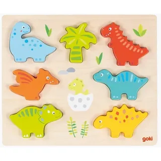 GoKi Einlegepuzzle Dinosaurier