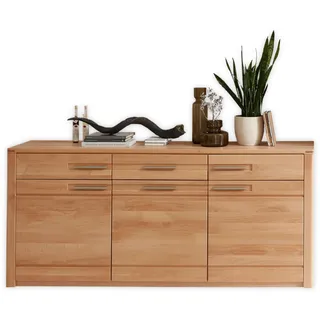 Innostyle Sideboard NATURE ONE Kernbuche teil-massiv FSC-zertifiziert - Moderne Kommode mit Schubladen und viel Stauraum - 190 x 86 x 45 cm