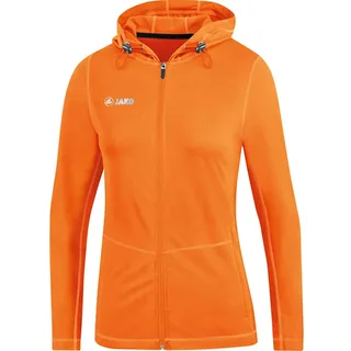 Jako Run 2.0 Kapuzenjacke Damen neonorange 34