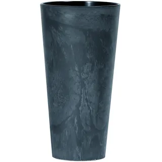 Blumentopf mit Einsatz Blumenkübel Betonoptik Übertopf anthrazit 57cm Tobus