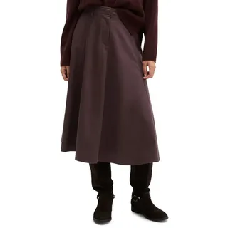 Marc O'Polo Webrock aus fließendem Lyocell-Baumwoll-Twill rot 38