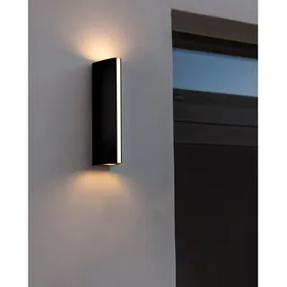 Lutec Außenwandleuchte Aluminium 30,0 cm inkl. LED 14 W anthrazit