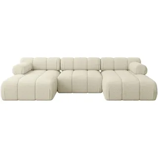 altdecor Eckcouch 6-Sitzer Beige