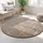 SANAT H 10mm Ø 200cm Kunstfaser Teppiche Kurzflor skandi boho auch als Läufer und in rund