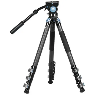 Sirui L-324F+VH-10 Landschafts Carbonstativ mit Videoneiger VH-10
