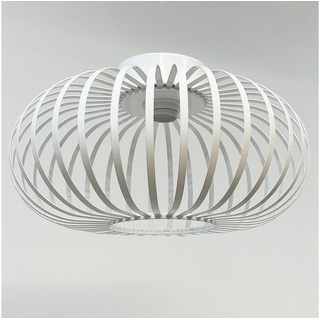 Bamyum Deckenleuchte Bamyum Deckenleuchte Vertigo Cage Metall Modern Lampe, ohne Leuchtmittel weiß
