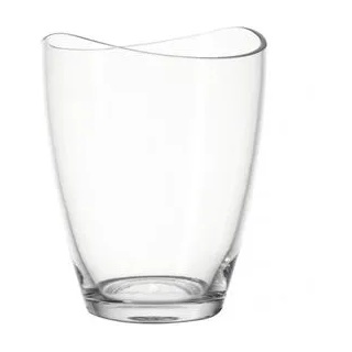 Leonardo Windlicht Loop 010933, Kerzenhalter, aus Glas, 15,5 x 16,8 cm