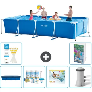 Rechteckiger Frame Pool - 450x220x84 Cm - 7-teilig  S172