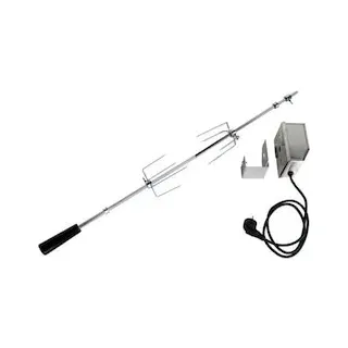 ALLGRILL Allgrill, Grillbesteck, Rotisserie Drehspiess-Set mit Motor 230V - für CHEF XL, Ultra