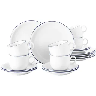 SELTMANN WEIDEN Compact Kaffeeservice 18-tlg. Blaurand