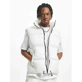 Def Shiny Puffer Vest Schwarz S